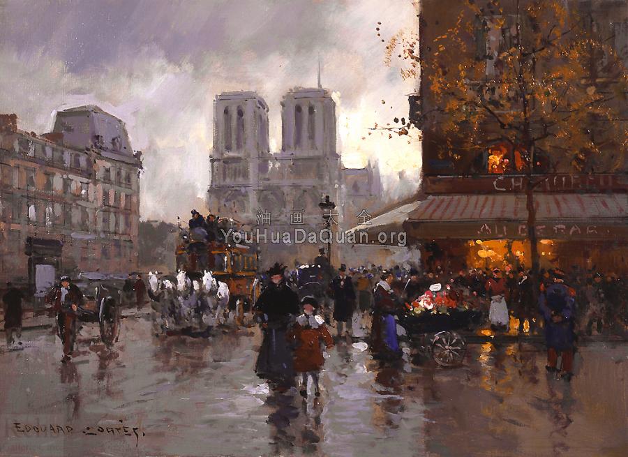 Place St Michel, Notre Dame - 爱德华·科尔特斯
